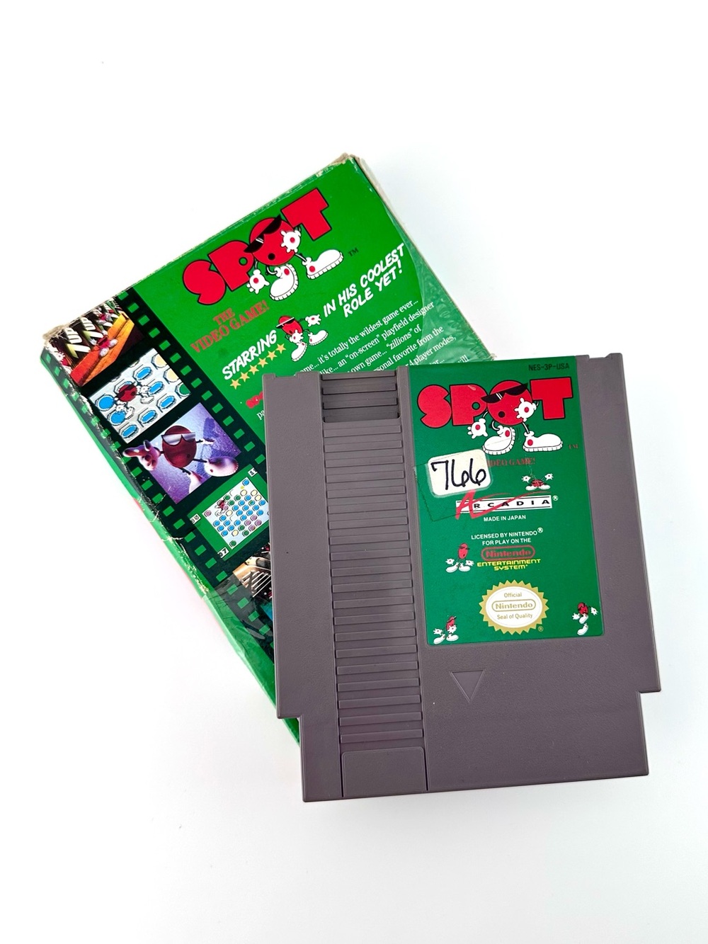 Spot: The Video Game Nintendo NES Cartridge with Original Box Retro